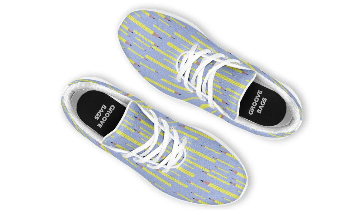 Pencil Pattern Sneakers