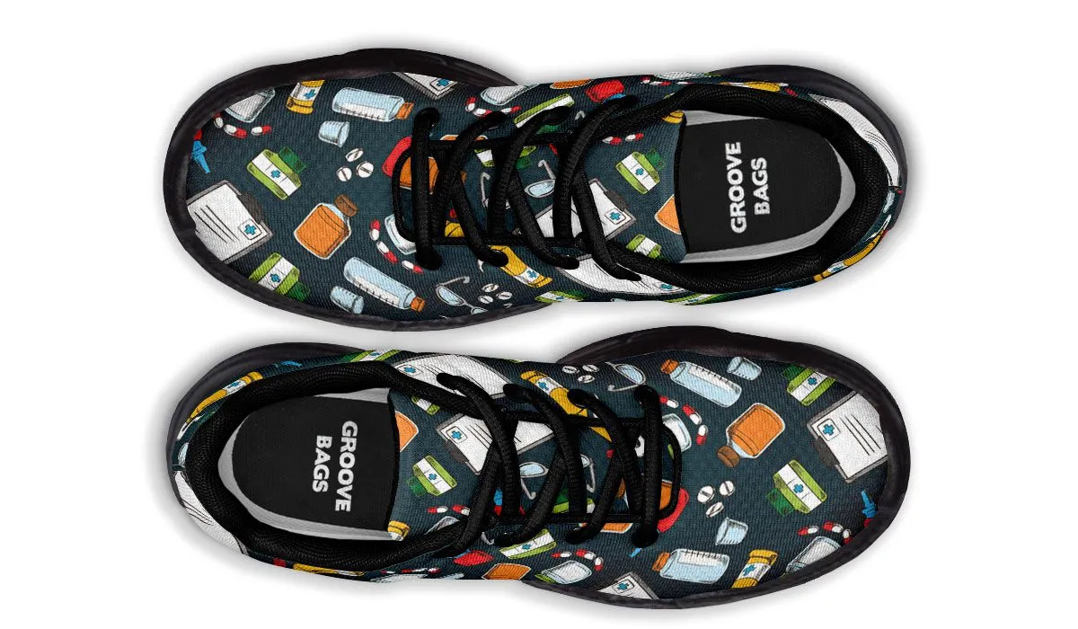 Pharmacist Pattern Chunky Sneakers