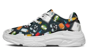 Pharmacist Pattern Chunky Sneakers