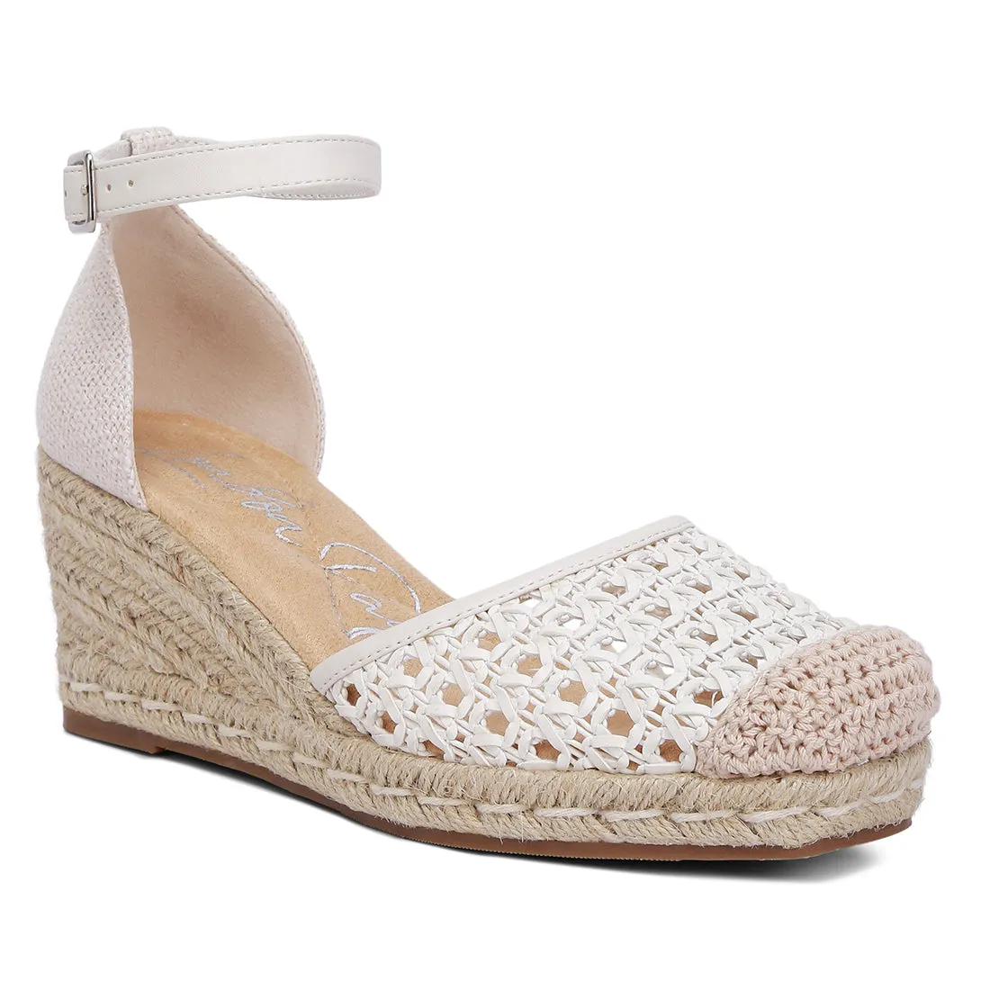 Pin Buckle Wedge Heel Espradilles