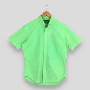 Polo Ralph Lauren Neon Green Shirt Medium