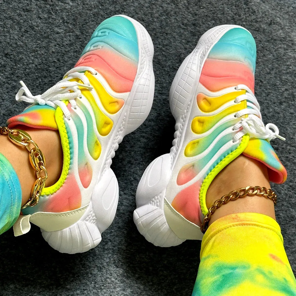Rainbow Color Sneakers