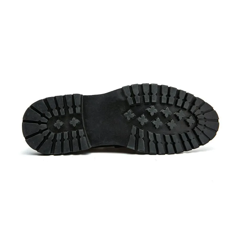 Red Lining Sole Metal Appliques Shoes