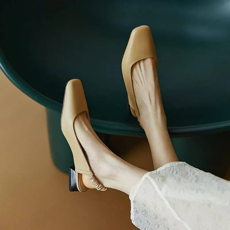 Retro inspired Low Heeled Mary Jane Ankle Strap Shoes