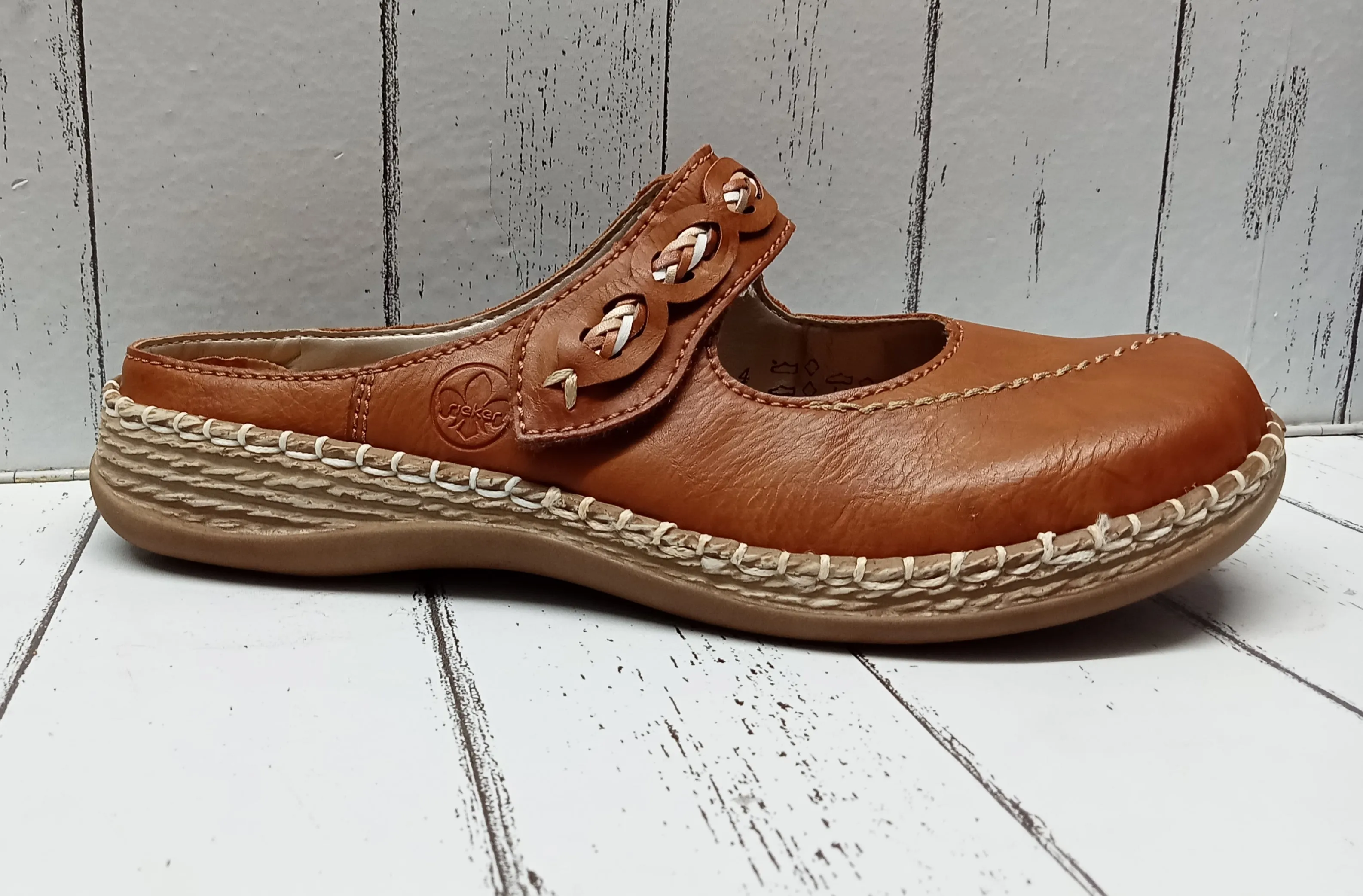 RIEKER - 46468-24 - MULE/SLIP ON SANDALS - Cayenne (Tan)