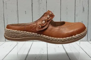 RIEKER - 46468-24 - MULE/SLIP ON SANDALS - Cayenne (Tan)
