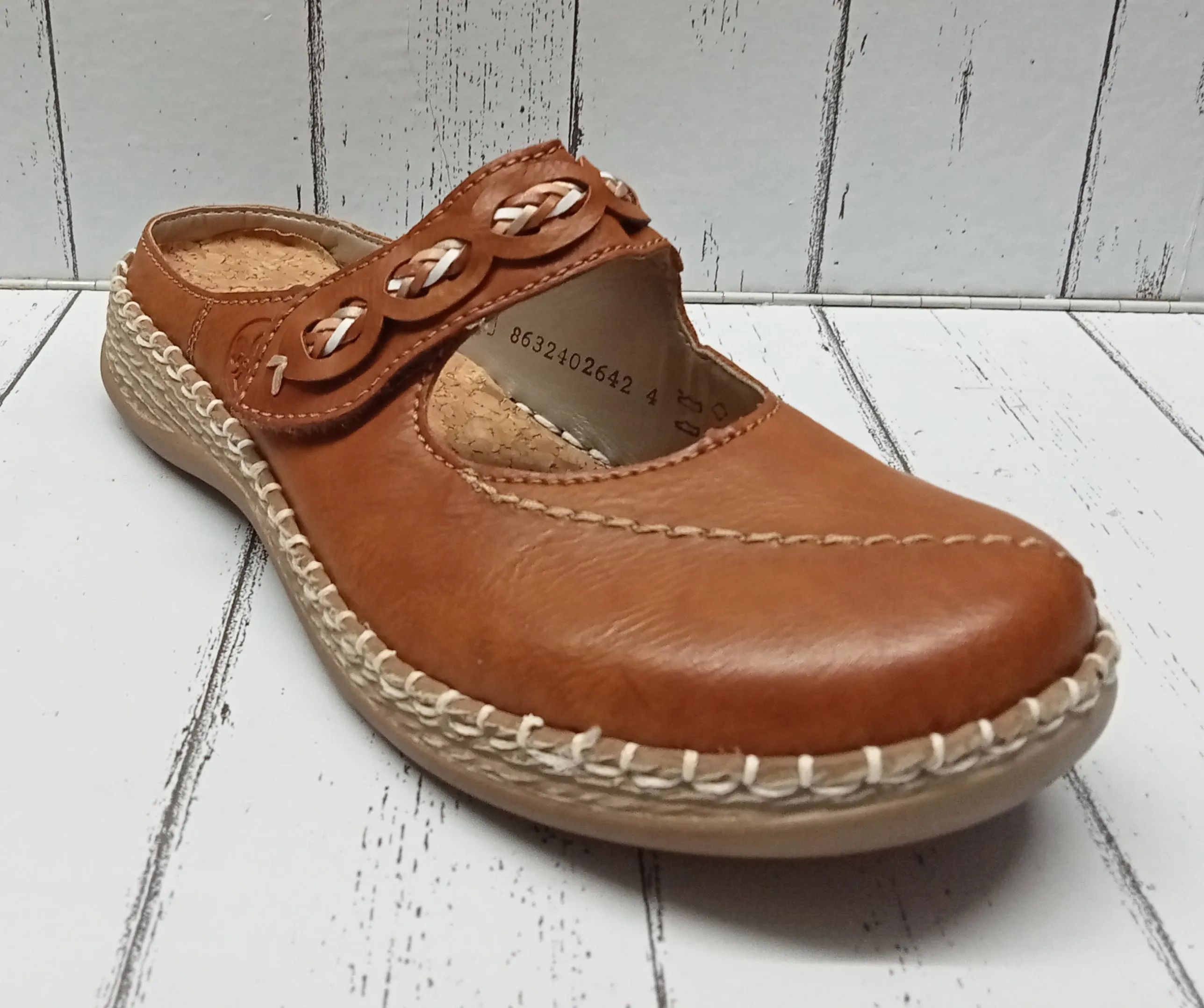 RIEKER - 46468-24 - MULE/SLIP ON SANDALS - Cayenne (Tan)