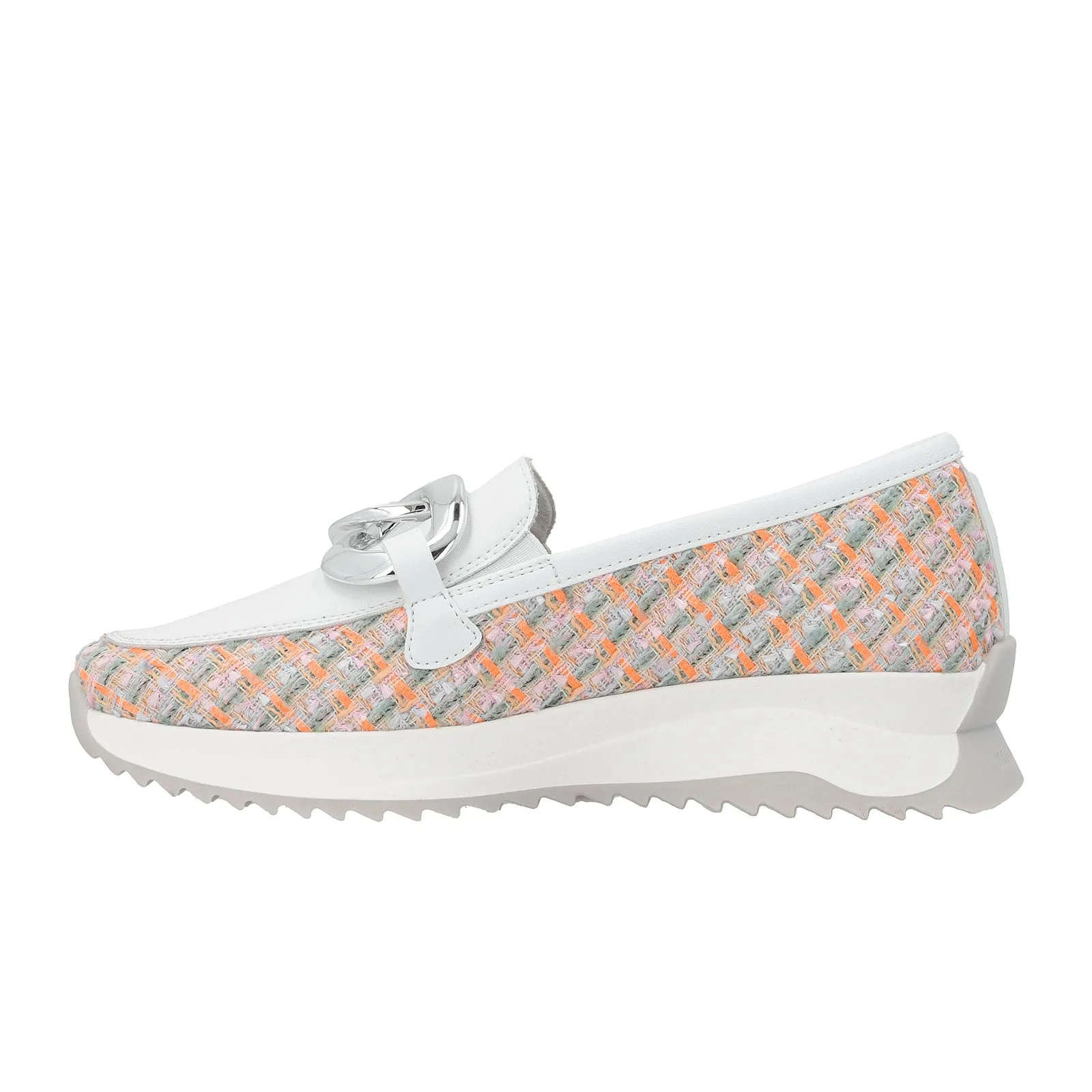 Rieker R-Evolution Dhara W1303-90 Loafer (Women) - White/Multi