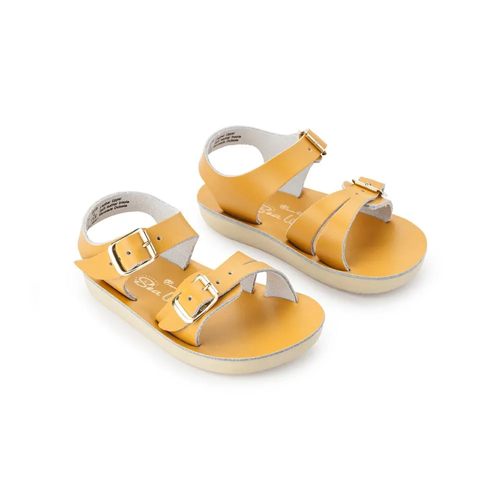 Salt Water Sandals Sun San Sea Wee Mustard