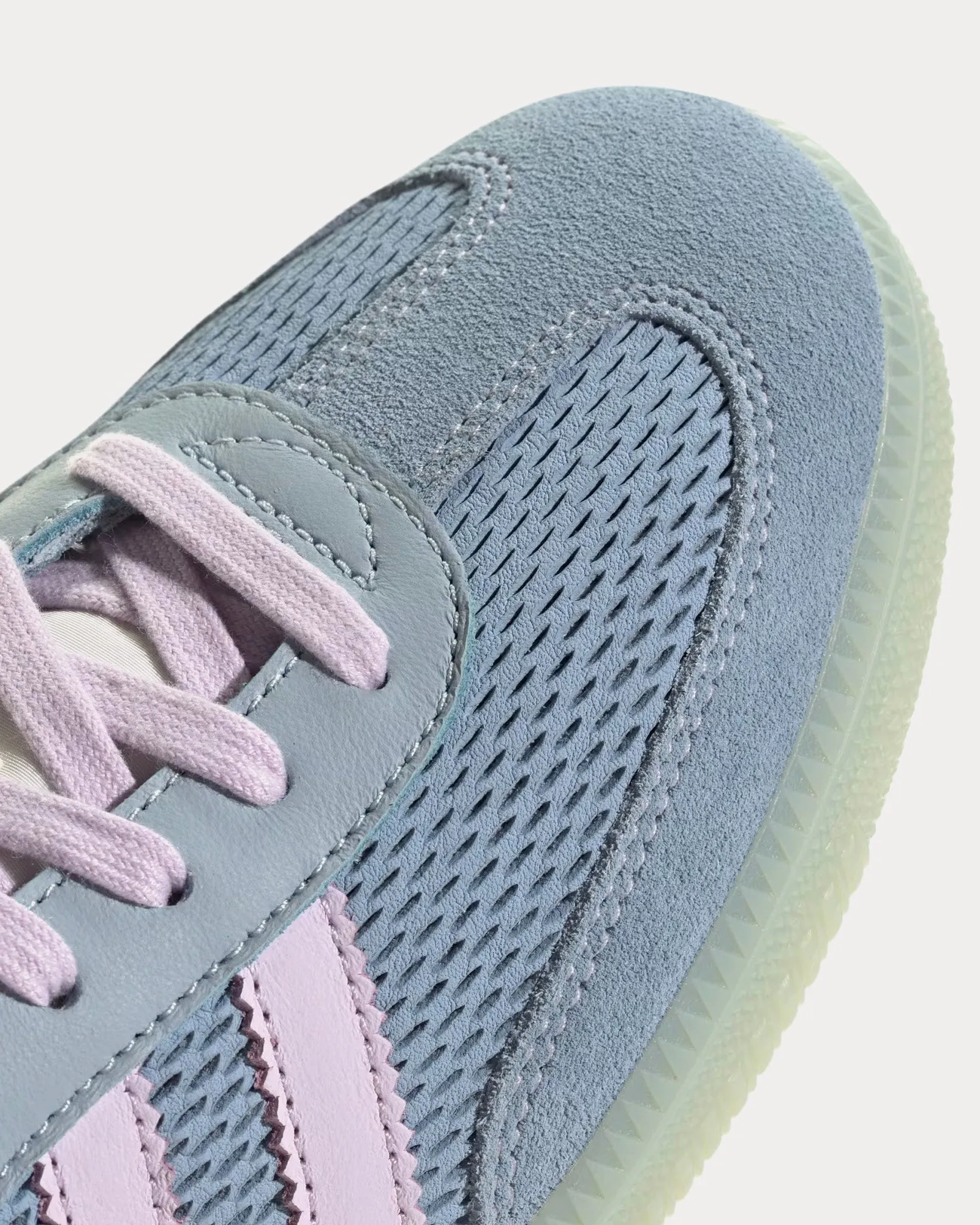 Samba OG Tactile Blue / Ice Lavender / Off White Low Top Sneakers