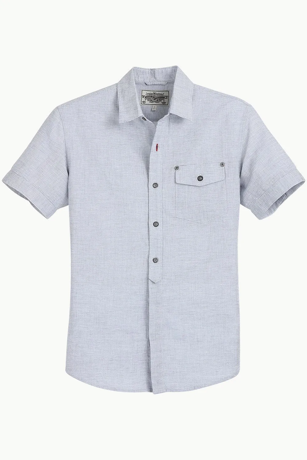 Semi Concealed Placket Shirt