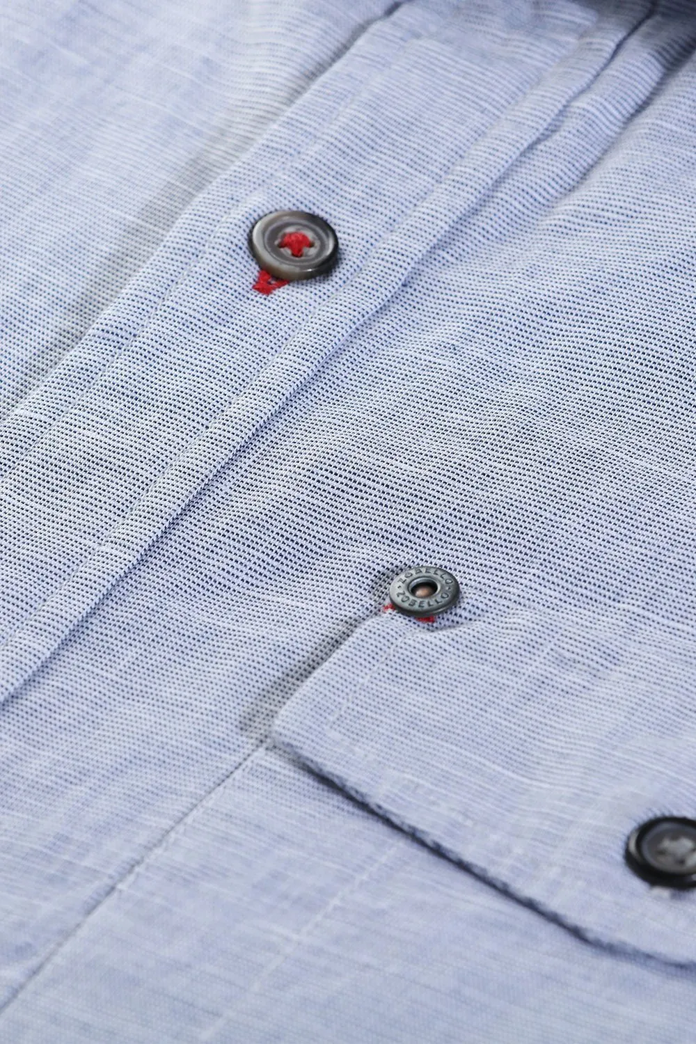 Semi Concealed Placket Shirt