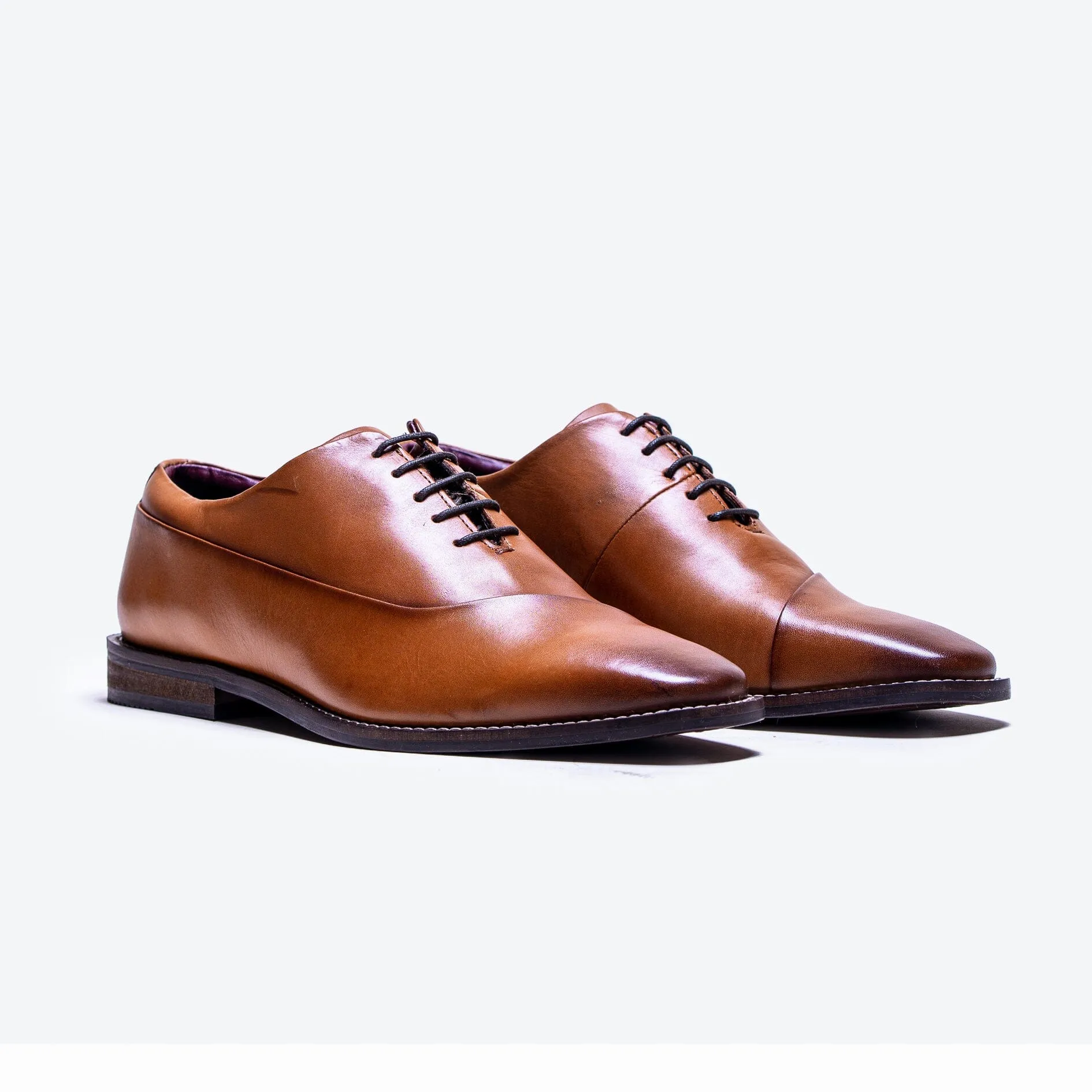 Seville Plain Tan Shoes