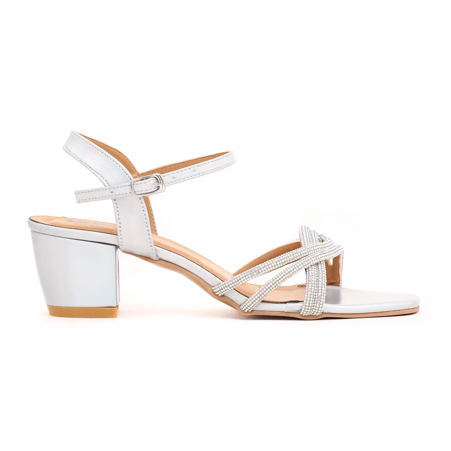 Silver Fancy Sandal FN5571