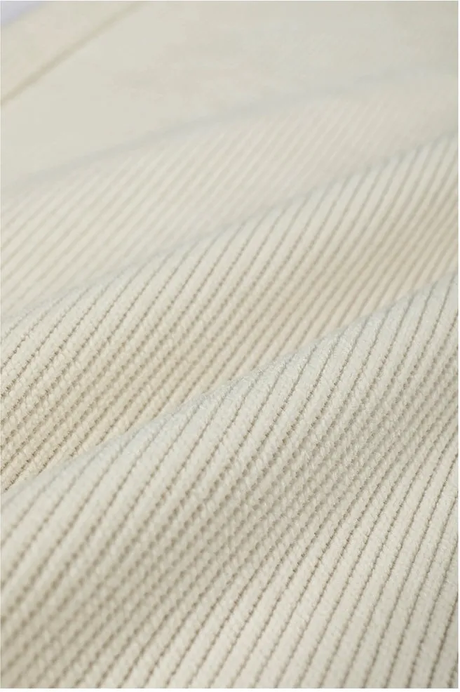 Slim Ribbed Elastic-Waist Lightweight Pants