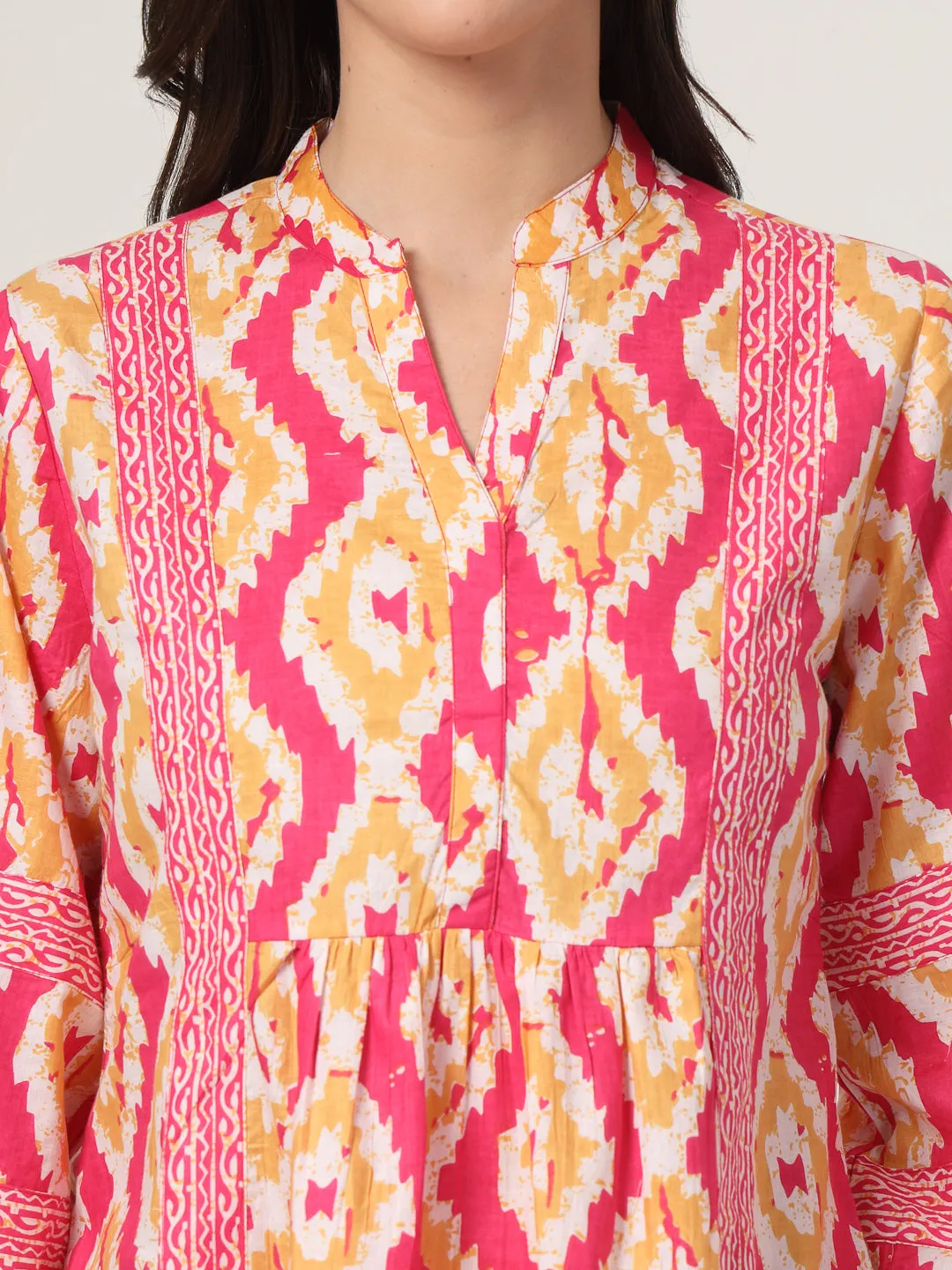 Style Quotient Women Pink and multi Printed Tunic