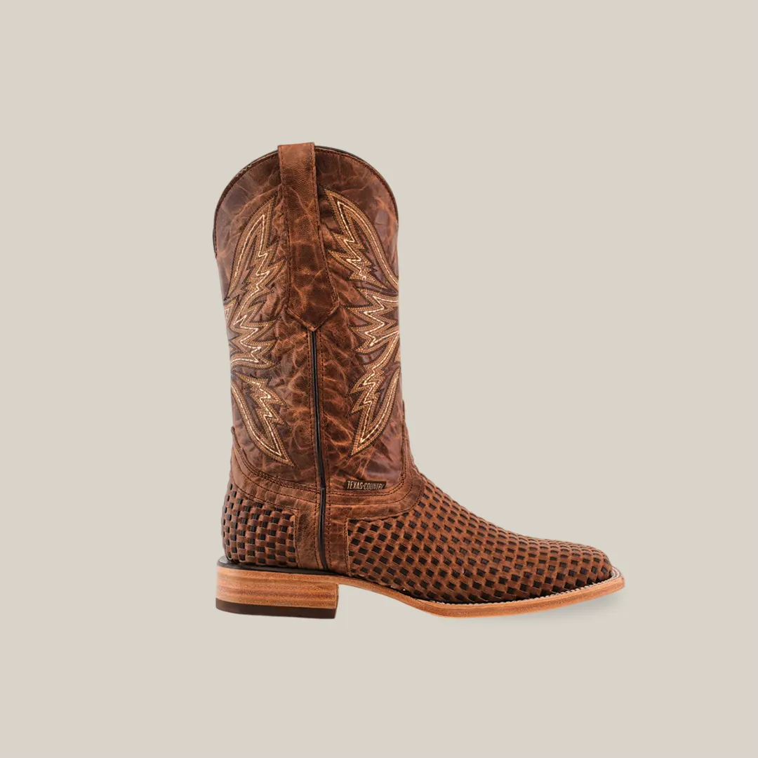 Texas Basket Weave Orix - Square Toe