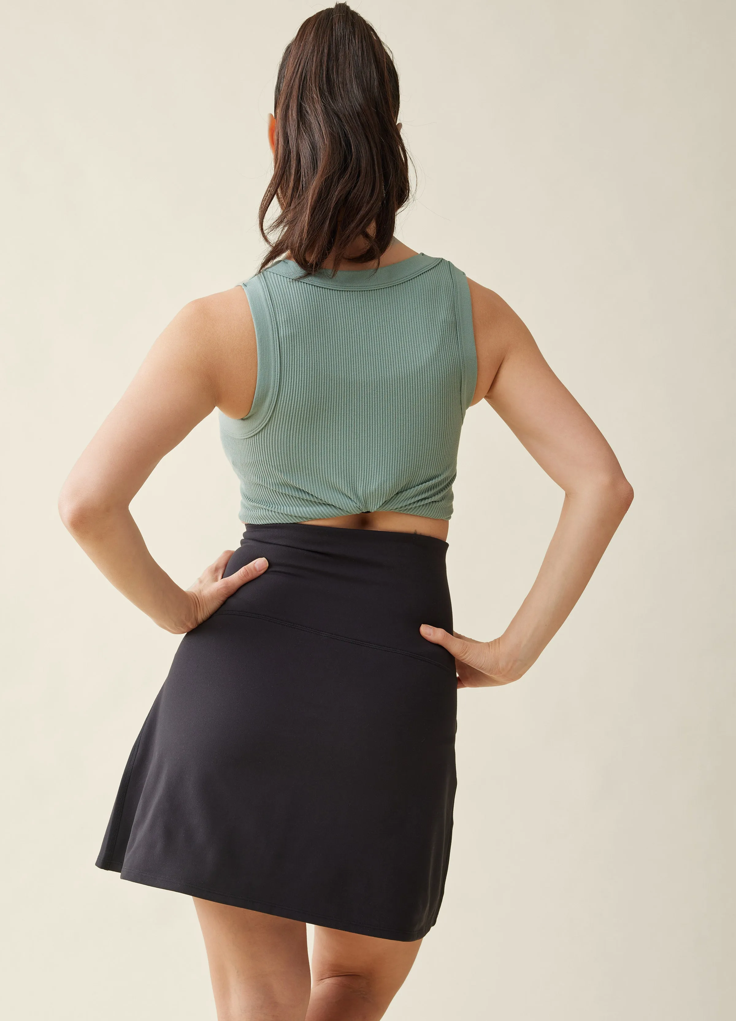 The New Mama Black Postpartum Support Skort