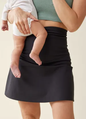 The New Mama Black Postpartum Support Skort