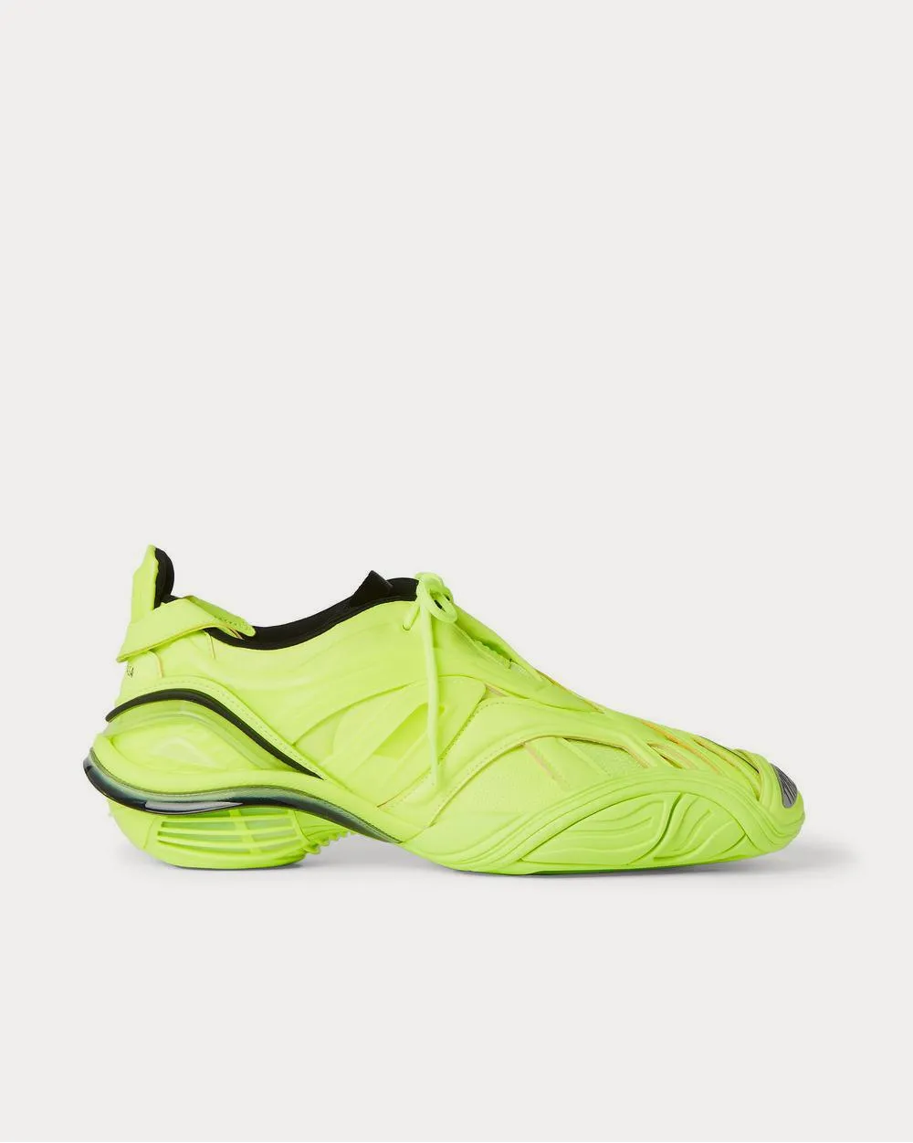 Tyrex Rubber, Mesh and Faux Leather  Yellow low top sneakers