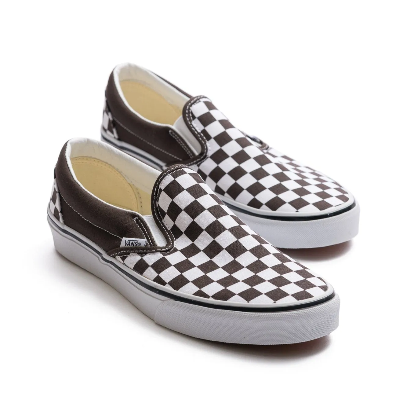 Vans Classic Slip-On Checkerboard - Color Theory Turkish Coffee