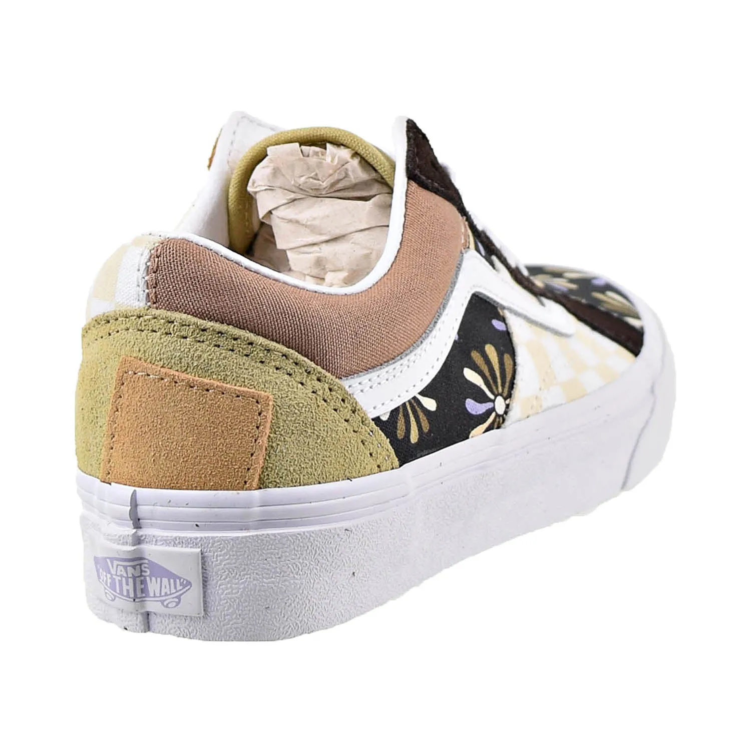 Vans Divine Energy Old Skool Patchwork Men's Shoes Multi-True White