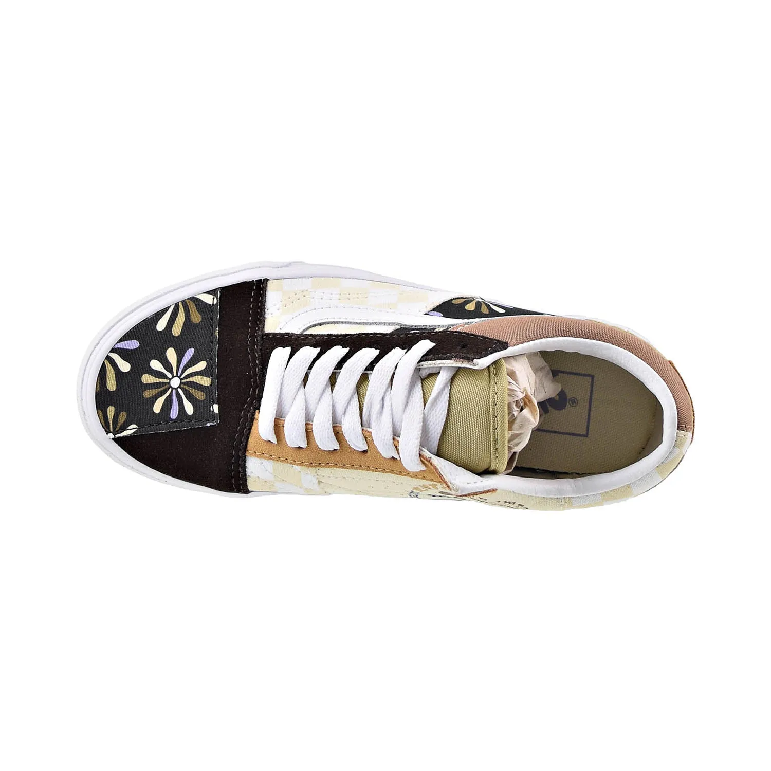 Vans Divine Energy Old Skool Patchwork Men's Shoes Multi-True White