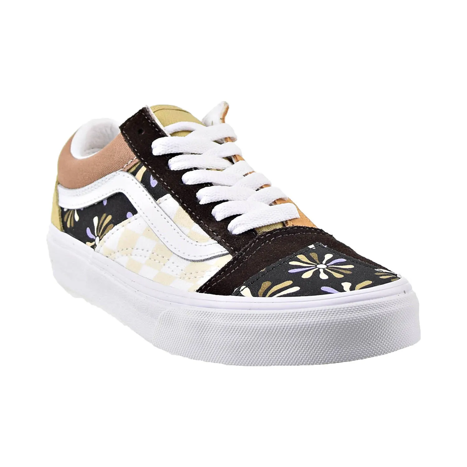 Vans Divine Energy Old Skool Patchwork Men's Shoes Multi-True White