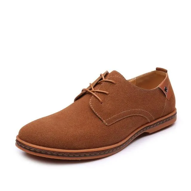 West Louis Suede Leather Oxford Shoes