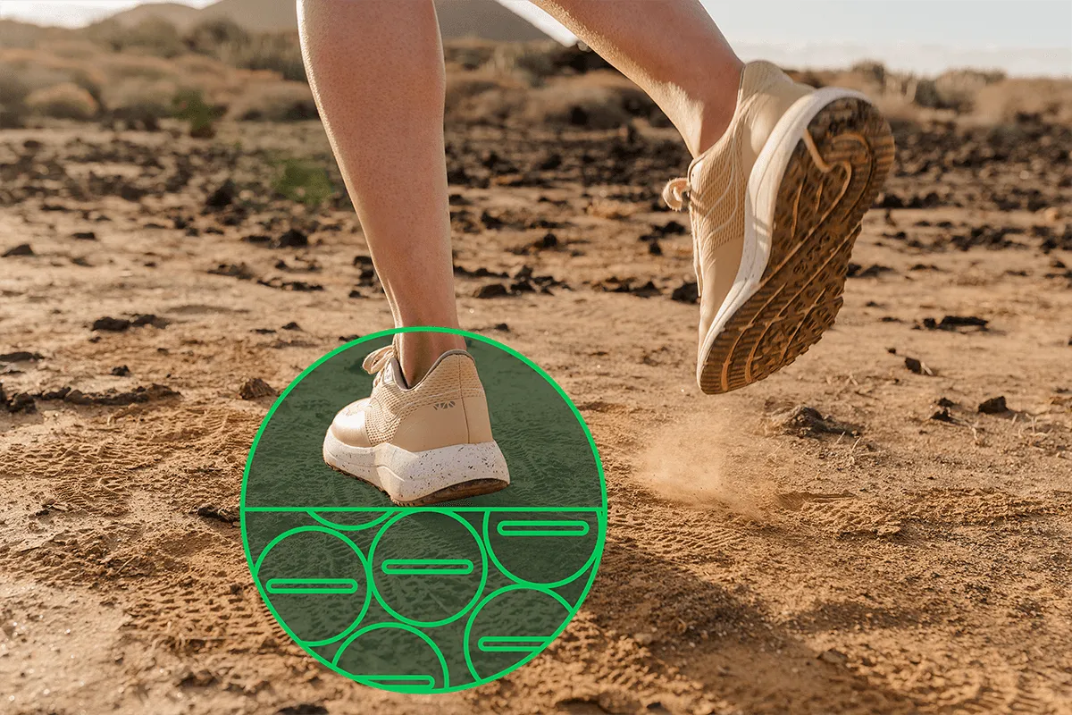 Women's Recharge Grounding Vegan Sneakers | Lunar Grey